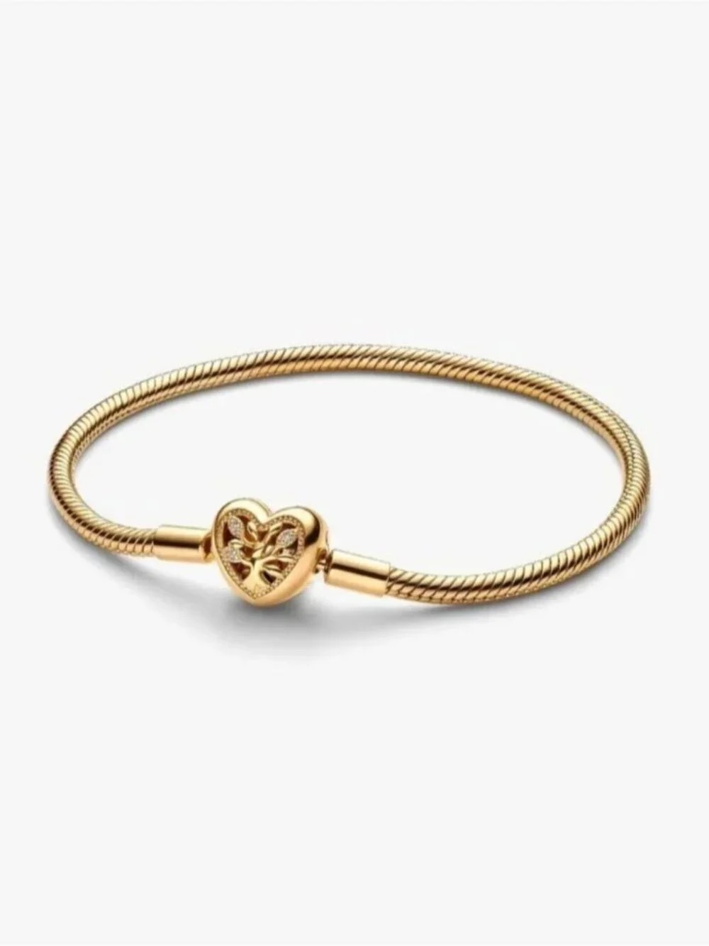 Pandora Gold Heart Clasp Bracelet